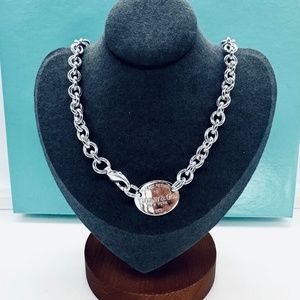 SOLD-Authentic Tiffany Oval Necklace- Pre-Owned